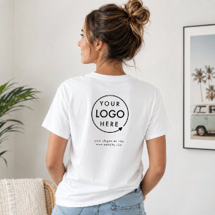 Camiseta Logotipo comercial Logotipo do funcionário Funcion