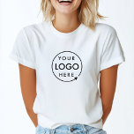 Camiseta Logotipo comercial Marca Empresa do Funcionarios p<br><div class="desc">Um simples modelo de negócios personalizado em um estilo moderno minimalista que pode ser facilmente atualizado com o logotipo de sua empresa. Se você precisar de ajuda para personalizar este produto,  entre em contato comigo usando o botão de mensagem abaixo e terei todo o prazer em ajudar.</div>