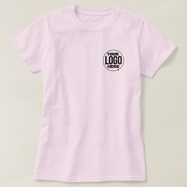Camiseta Logotipo comercial personalizado (Frente do Design)