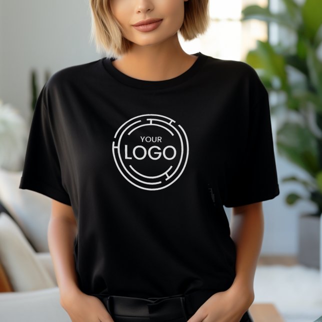 Camiseta Logotipo comercial personalizado (Customize these tshirts with your business logo.)