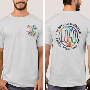 Camiseta Logotipo Comercial Simples Impresso Personalizado 
