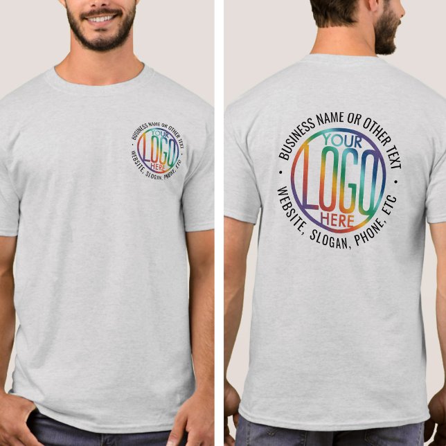 Camiseta Logotipo Comercial Simples Impresso Personalizado  (Criador carregado)