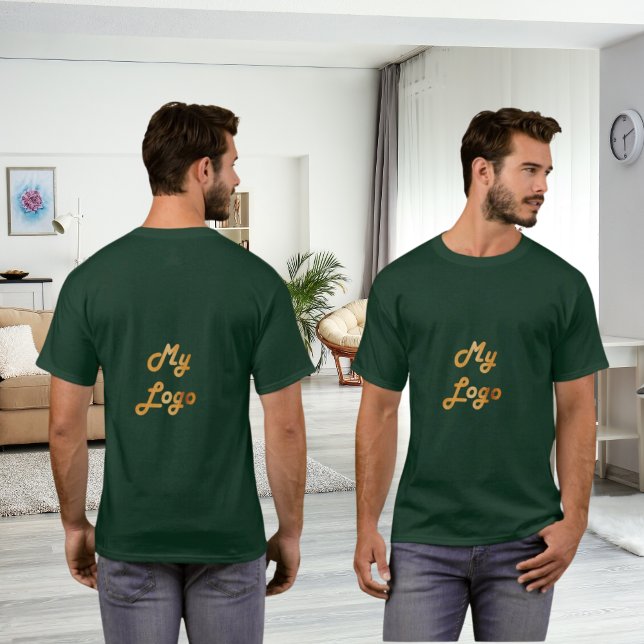 Camiseta Logótipo comercial verde (Criador carregado)