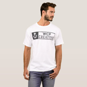 Camiseta Logotipo completo criativo de WCP
