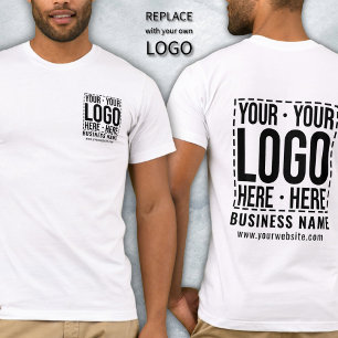 Camiseta Logotipo corporativo personalizado Empresa moderna