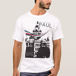 Camiseta logotipo da abóbada de allinforpaul.com