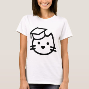 Camiseta Logotipo da academia do gatinho