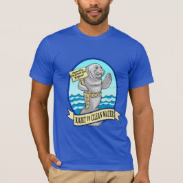 Camiseta Logótipo Da Água Limpa