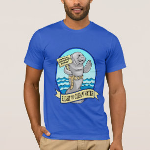 Camiseta Logótipo Da Água Limpa
