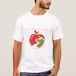 Camiseta Logotipo da Aventura de Caminhada na Montanha da M