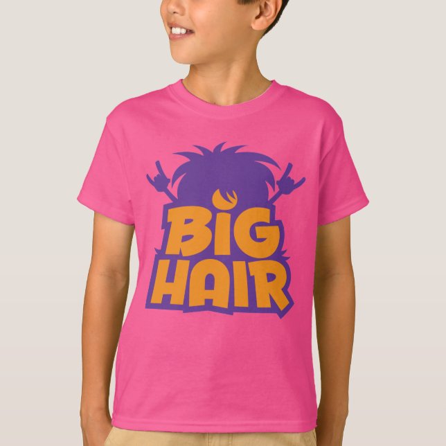 Camiseta Logotipo da Banda do cabelo grande (Frente)