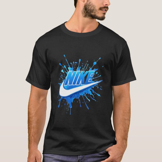 Camiseta Logotipo da Blue Splash Street (Frente)