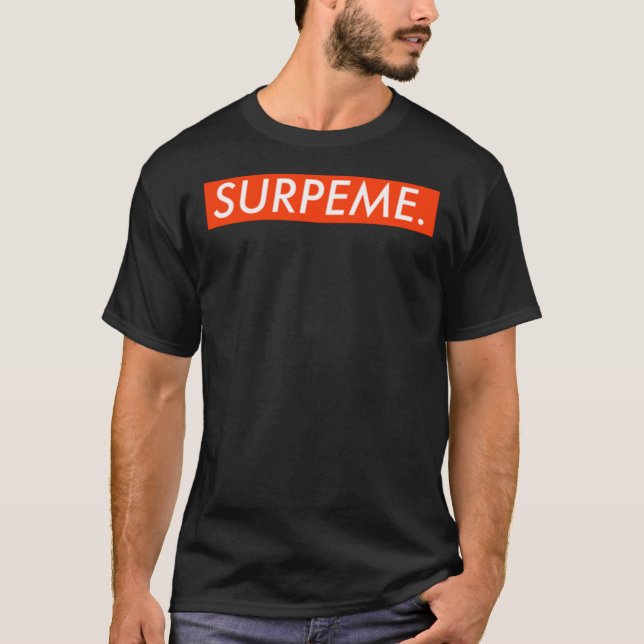 Camiseta Logotipo da caixa SURPEME T-Shirt clássico (Frente)
