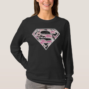 Camiseta Logotipo da camuflagem de Supergirl