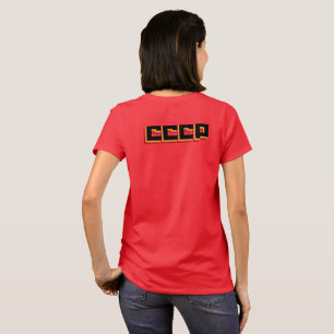 Camiseta Logotipo da CCCP 1980-1