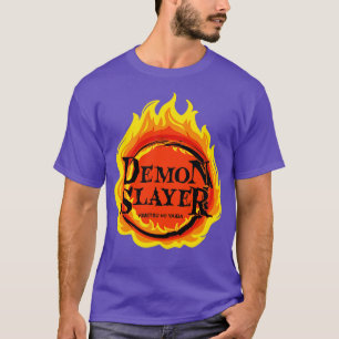 Camiseta Logotipo da Chama da Demon Slayer