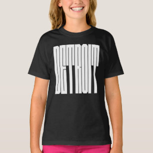 Camiseta logotipo da cidade de Detroit EUA
