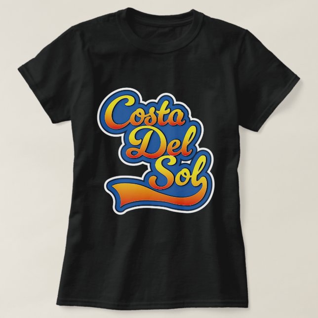 Camiseta logotipo da Costa Del Sol (Frente do Design)