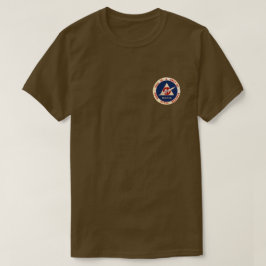 Camiseta logotipo da defesa civil do vintage
