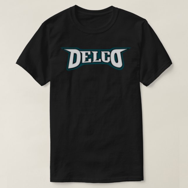 Camiseta Logotipo da Delco Eagles - T-Shirt Clássica (Frente do Design)