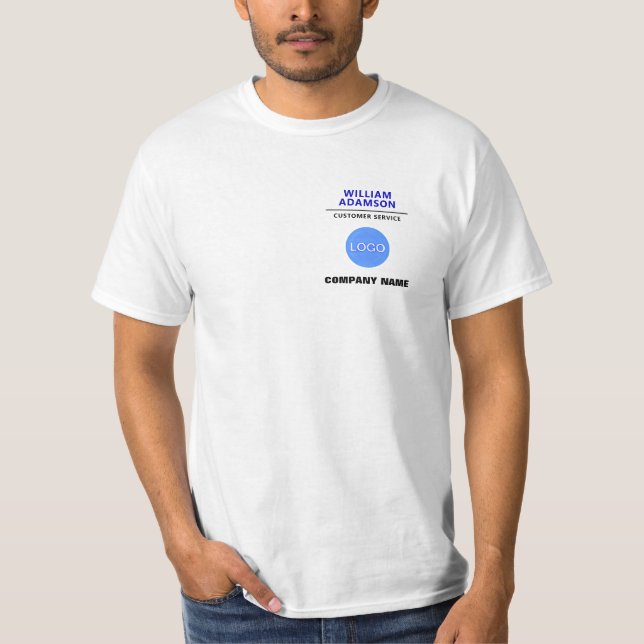Camiseta Logotipo da empresa e nome comercial | Funcionario (Frente)
