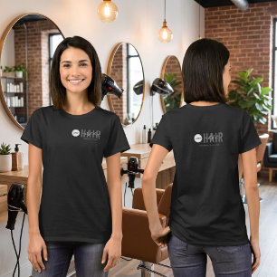 Camiseta Logotipo da Empresa Nome do Funcionário Estilista