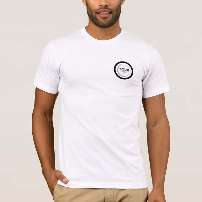 Camiseta Logotipo da Empresa Roupas da Equipe Marcadas (Frente)