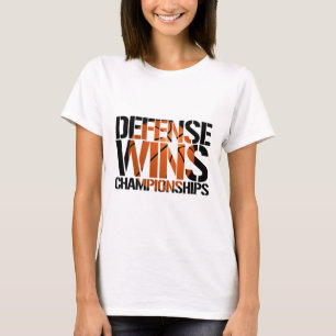 Camiseta Logotipo da Equipe de Desenho do Defensor Wins