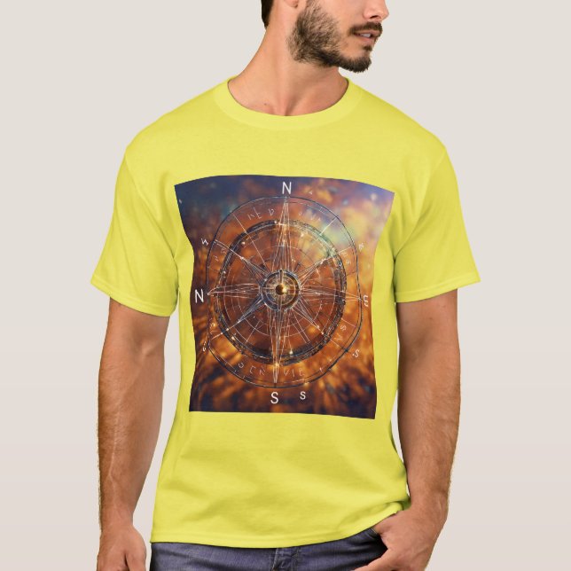 Camiseta Logotipo da equipe Neuro-Compass - Aprendizagem de (Frente)