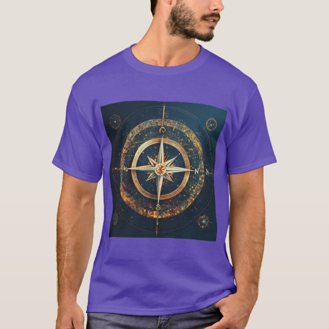Camiseta Logotipo da equipe Neuro-Compass - Aprendizagem de (Frente)