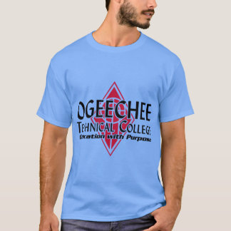 Camiseta Logotipo da Faculdade Ogeechee Tech1