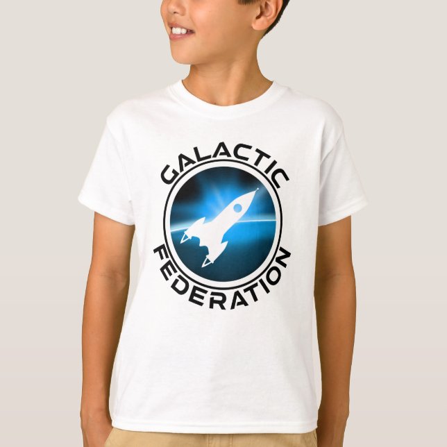 Camiseta Logotipo da Federação Galáctica (Frente)