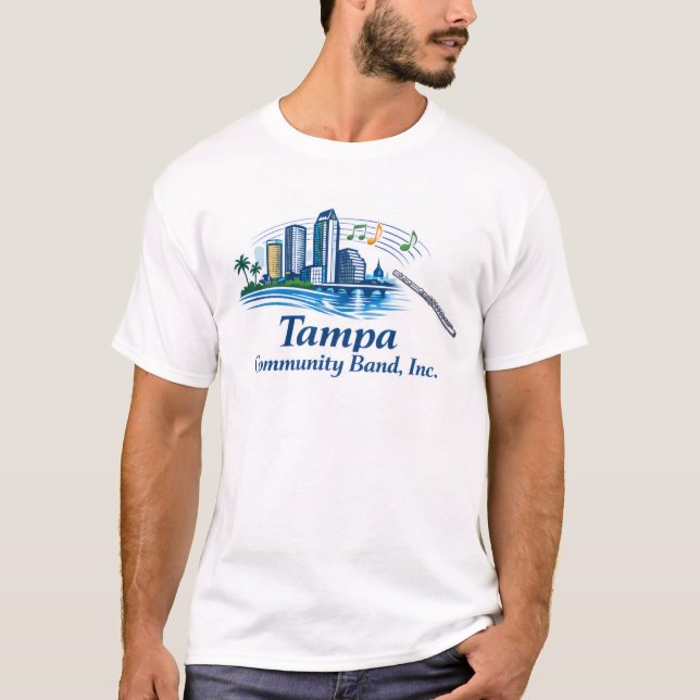 Camiseta Logotipo da Flauta TCB (Frente)