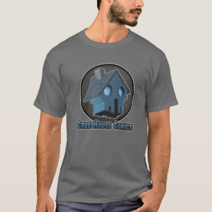 Camiseta Logotipo da história em quadrinhos de CreepHouse