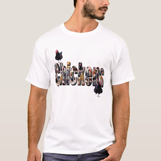 Camiseta logótipo da Imagem de Galinhas, (Frente)