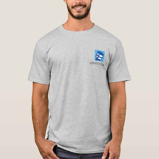 Camiseta Logotipo da Lei de Lehto (Frente)