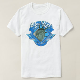 Camiseta Logotipo da liberdade de New York do vintage