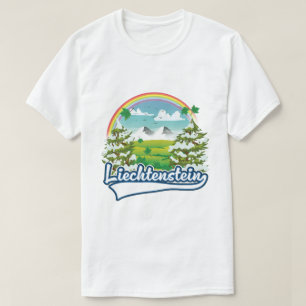 Camiseta logotipo da Liechtenstein Travel