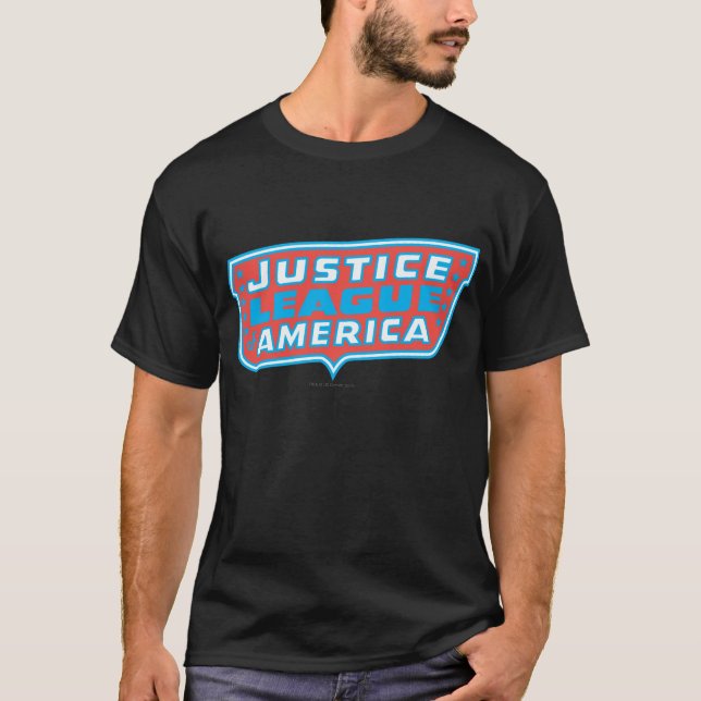 Camiseta Logotipo da Liga da Justiça da América (Frente)