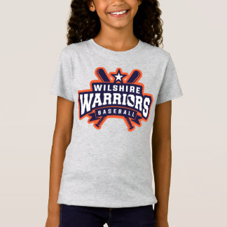 Camiseta Logotipo da Liga de Baseball dos Guerreiros de Wil