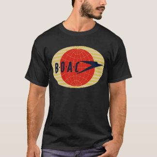 Camiseta Logotipo da linha aérea do vintage BOAC