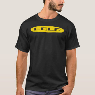 Camiseta Logotipo da Lola Racing car 1960&x27;s - Black Ess