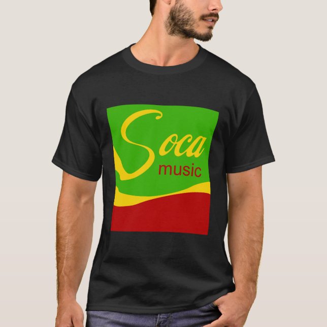 Camiseta Logotipo da música de Soca (Frente)