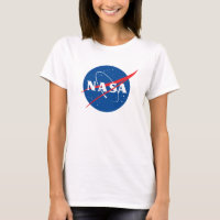 Logotipo da NASA Rocket White Women's
