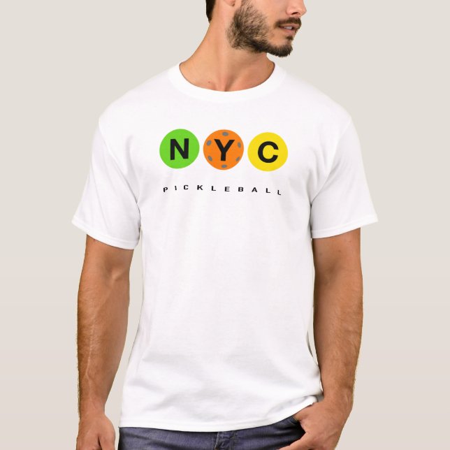 Camiseta Logotipo da NYC Pickleball - Vestuário leve (Frente)