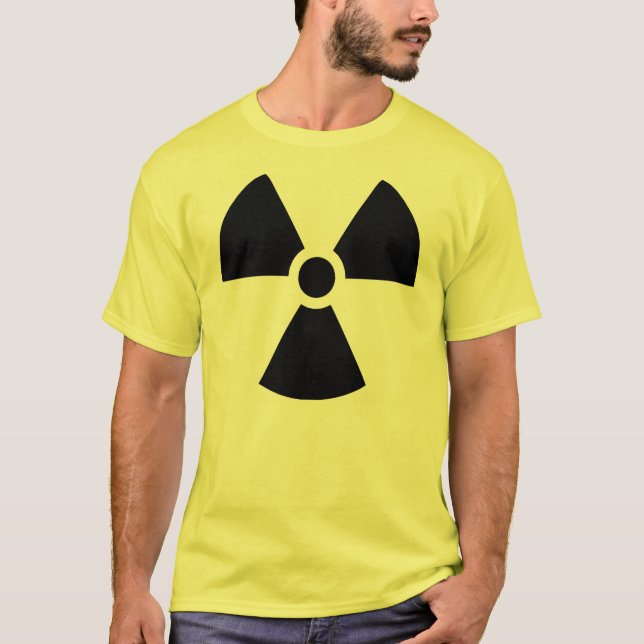Camiseta Logotipo da radiação (Frente)