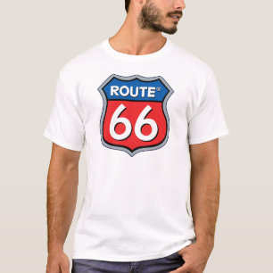 Camiseta Logotipo da rota 66