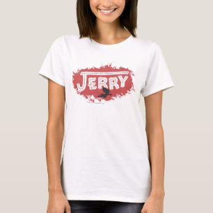 Camiseta Logotipo da silhueta de Jerry