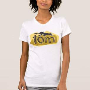 Camiseta Logotipo da silhueta de Tom
