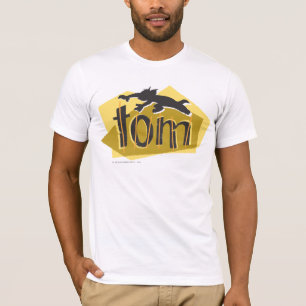 Camiseta Logotipo da silhueta de Tom